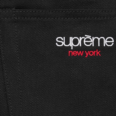 Supreme Rigid Baggy Selvedge Jean - Rigid Black