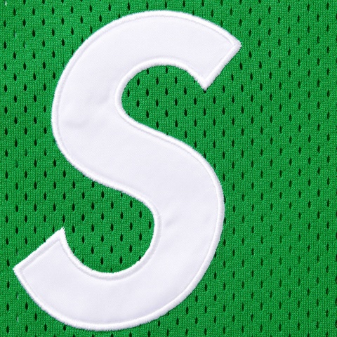 Supreme S Logo Baseball Henley - Green