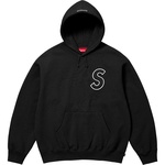 Supreme S Logo Hooded Sweatshirt (SS25) - Black