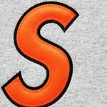 Supreme S Logo Hooded Sweatshirt (SS25) - Heather Grey