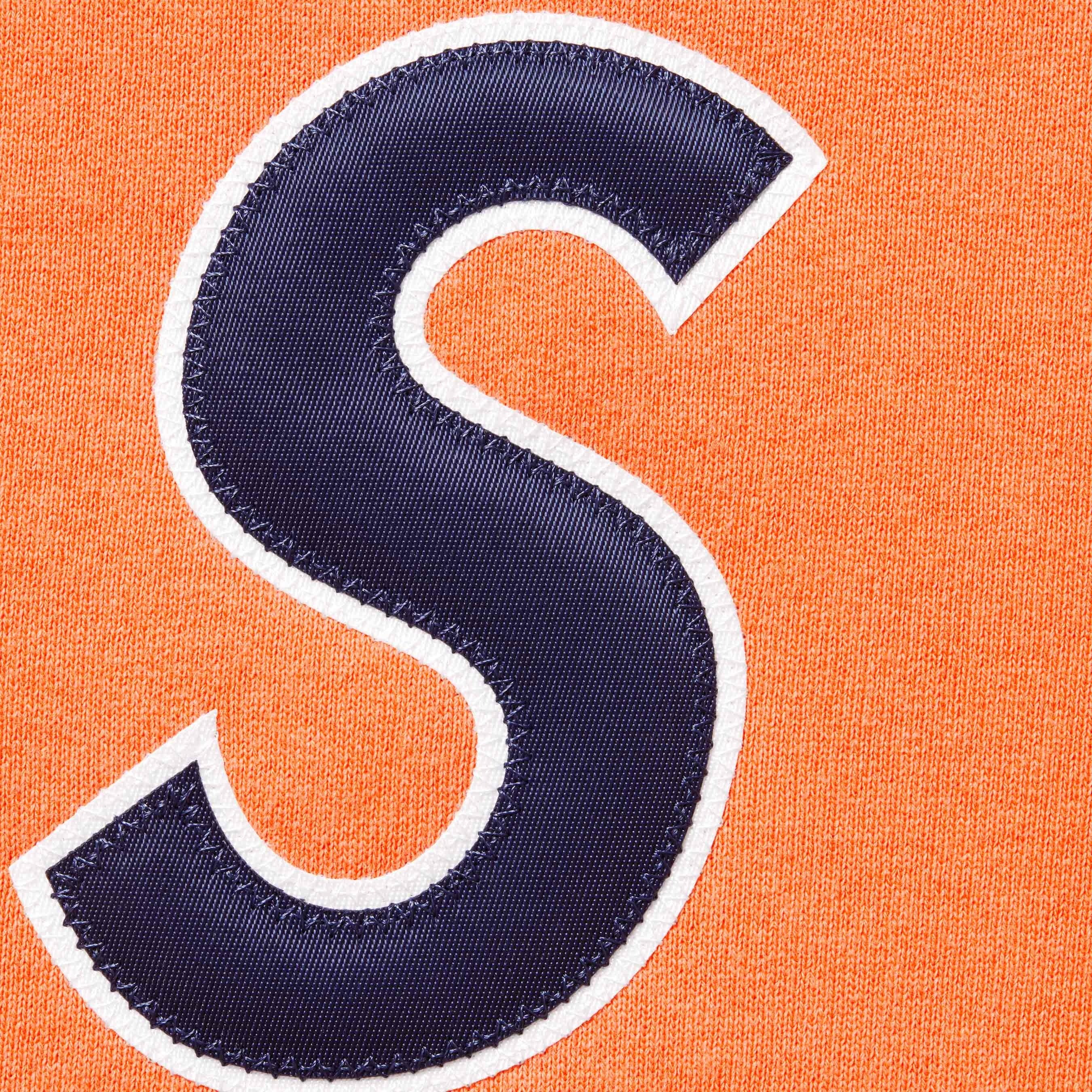 Supreme S Logo Hooded Sweatshirt (SS25) - Light Orange - $158