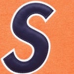 Supreme S Logo Hooded Sweatshirt (SS25) - Light Orange