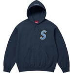 Supreme S Logo Hooded Sweatshirt (SS25) - Navy