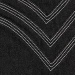 Supreme S Logo Rigid Baggy Jean (SS25) - Rigid Black