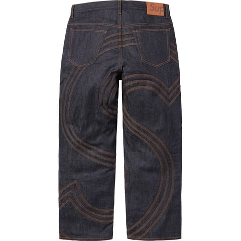 S Logo Rigid Baggy Jean - spring/summer 2025 - Supreme
