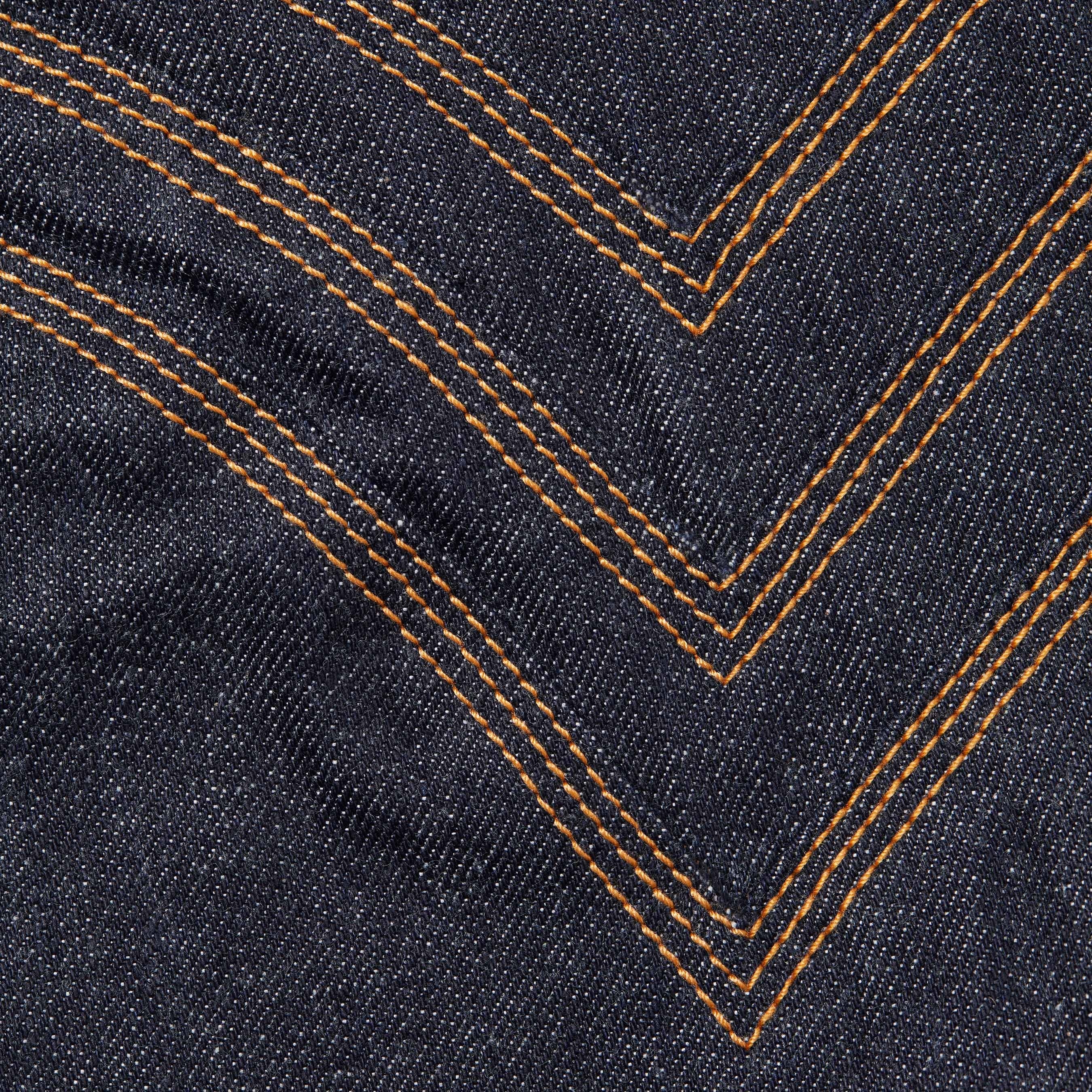 Supreme S Logo Rigid Baggy Jean (SS25) - Rigid Indigo - $268