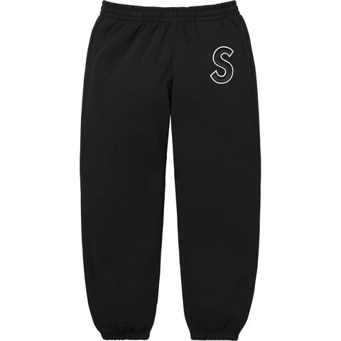 Supreme S Logo Sweatpant - Black