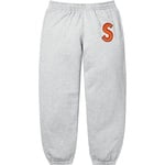 Supreme S Logo Sweatpant (SS25) - Heather Grey