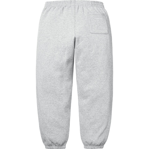 Supreme S Logo Sweatpant - Heather Grey