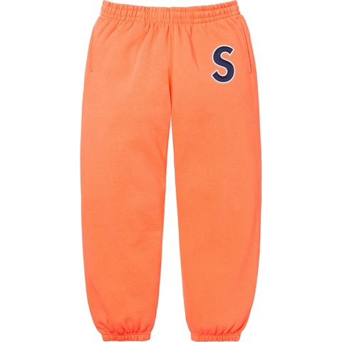 Supreme S Logo Sweatpant - Light Orange