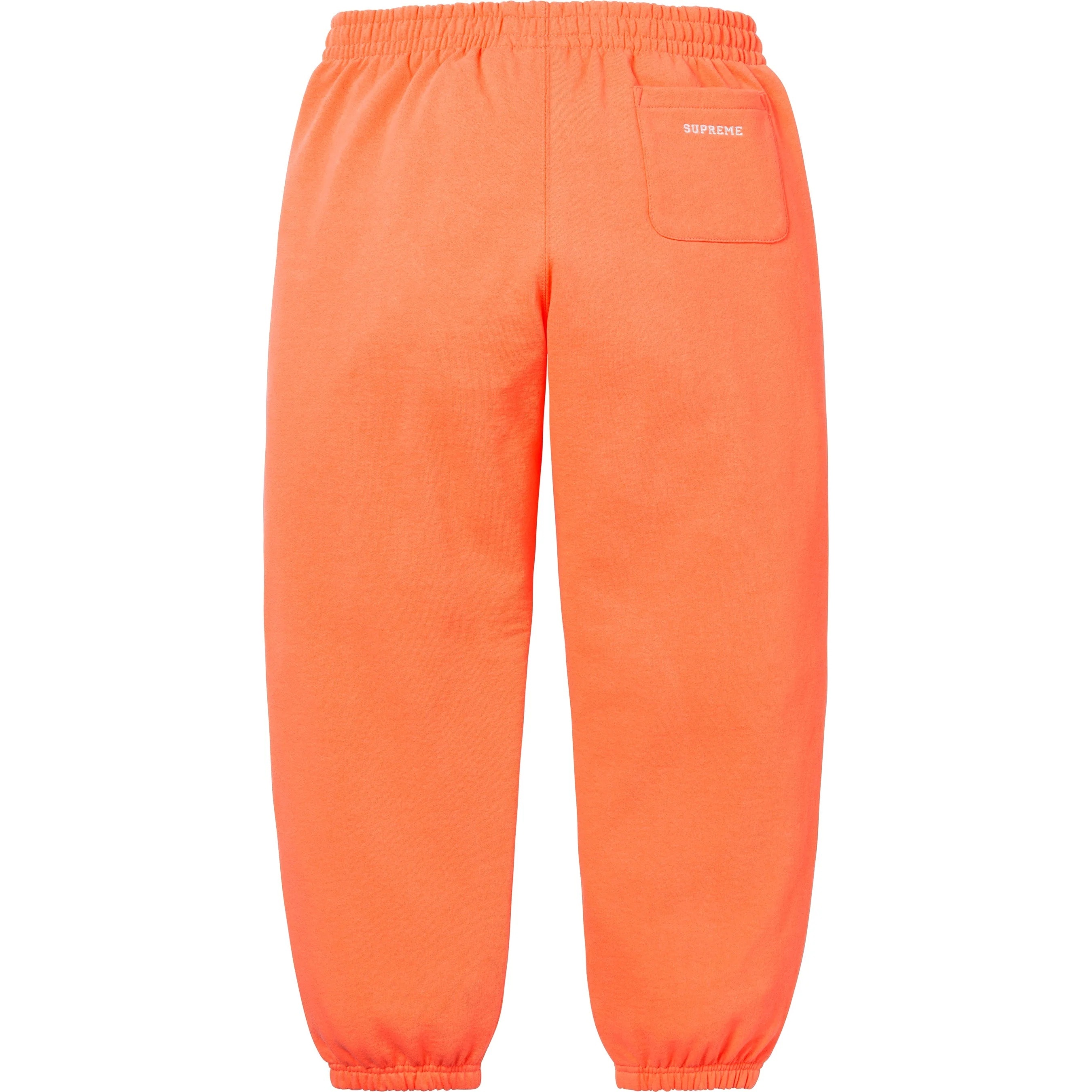 Supreme S Logo Sweatpant (SS25) - Light Orange - $158
