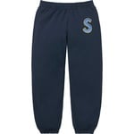 Supreme S Logo Sweatpant (SS25) - Navy