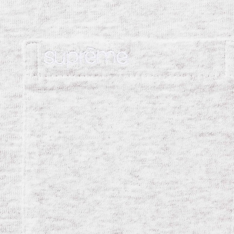 Supreme S/S Pocket Tee - Ash Grey
