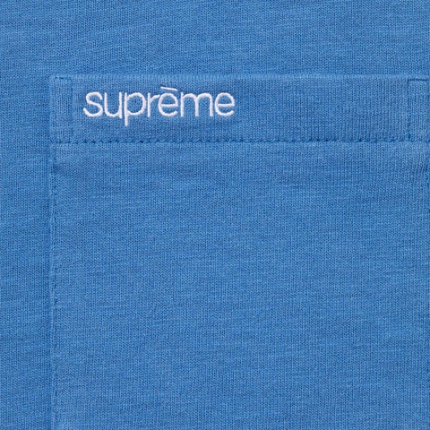 Supreme S/S Pocket Tee - Pale Royal