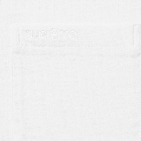 Supreme S/S Pocket Tee - White