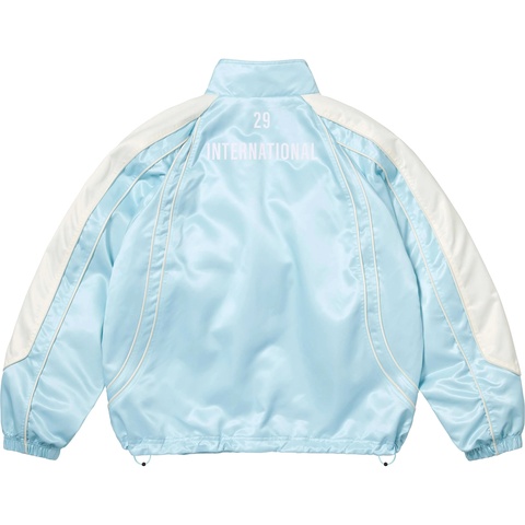 Supreme Satin Piping Pullover - Light Blue