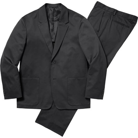 Supreme Sea Island Cotton Suit - Black