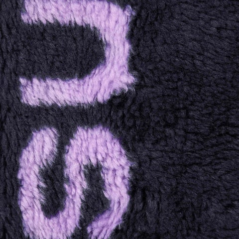 Supreme Shoulder Logo Fleece Jacket - Navy