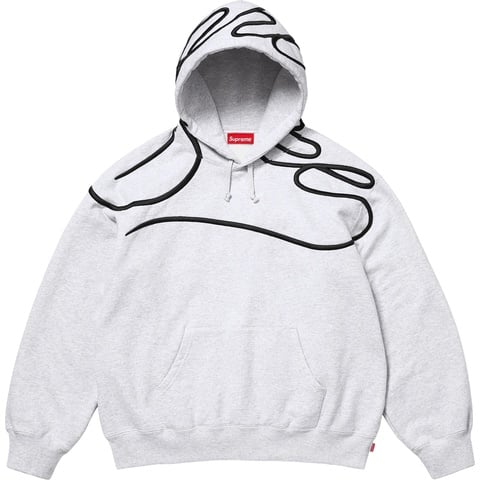Shoulder Script Hooded Sweatshirt - Supreme