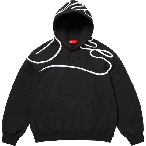 Shoulder Script Hooded Sweatshirt - Supreme