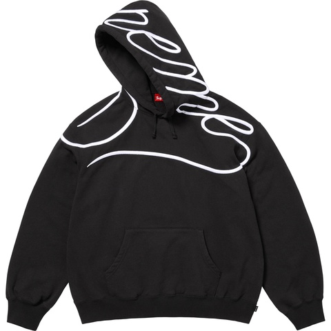 Shoulder Script Hooded Sweatshirt - Supreme