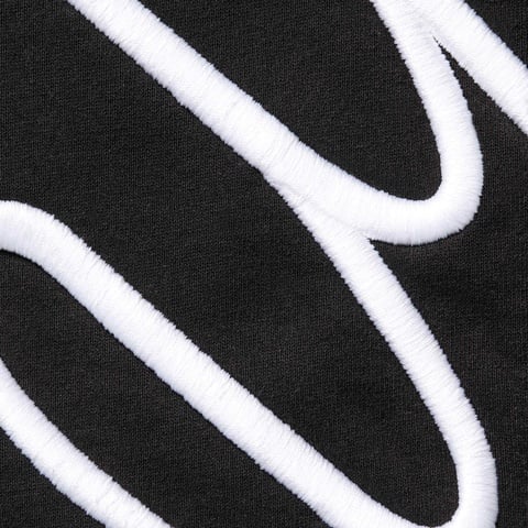 Supreme Shoulder Script Hooded Sweatshirt - Black