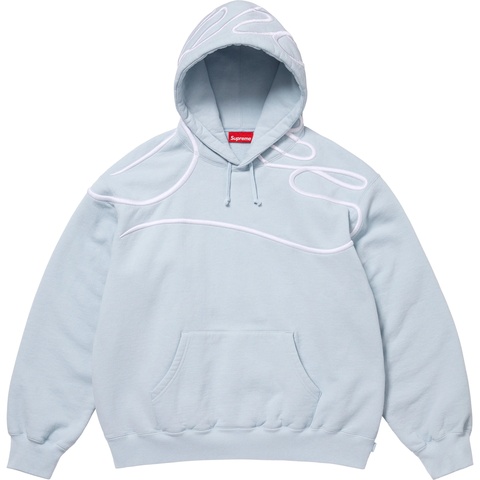 Shoulder Script Hooded Sweatshirt - Supreme