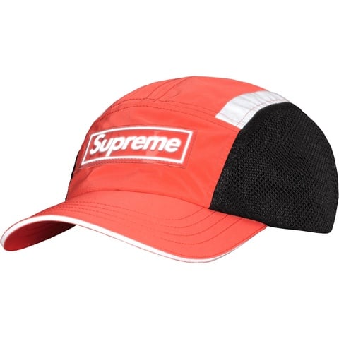 Supreme Side Mesh Camp Cap - Coral
