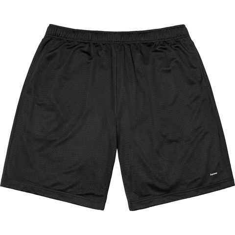 Supreme Small Box Baggy Mesh Short - Black