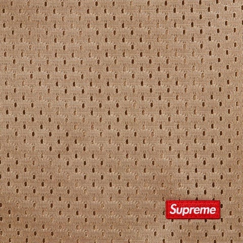 Supreme Small Box Baggy Mesh Short - Tan