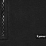 Supreme Small Box Half Zip Pullover (SS25) - Black