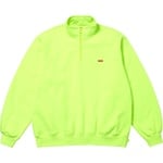 Supreme Small Box Half Zip Pullover (SS25) - Fluorescent Yellow
