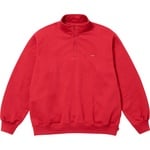 Supreme Small Box Half Zip Pullover (SS25) - Red