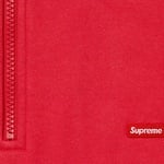 Supreme Small Box Half Zip Pullover (SS25) - Red