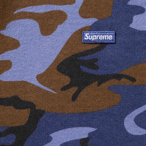 Supreme Small Box Sweatshort - Blue Camo