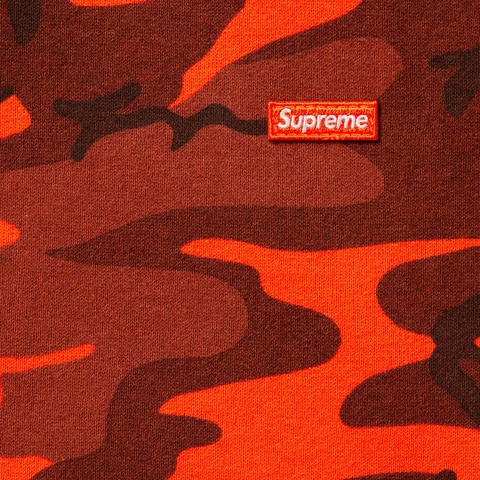Supreme Small Box Sweatshort - Bright Orange Camo