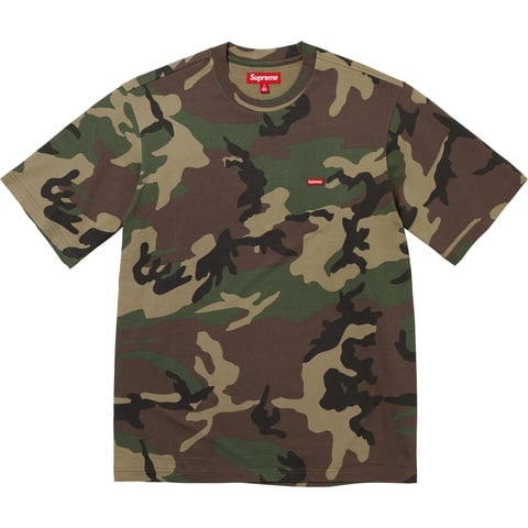 Supreme Small Box Tee - Woodland Camo