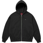 Supreme Small Box Zip Up Hooded Sweatshirt (SS25) - Black
