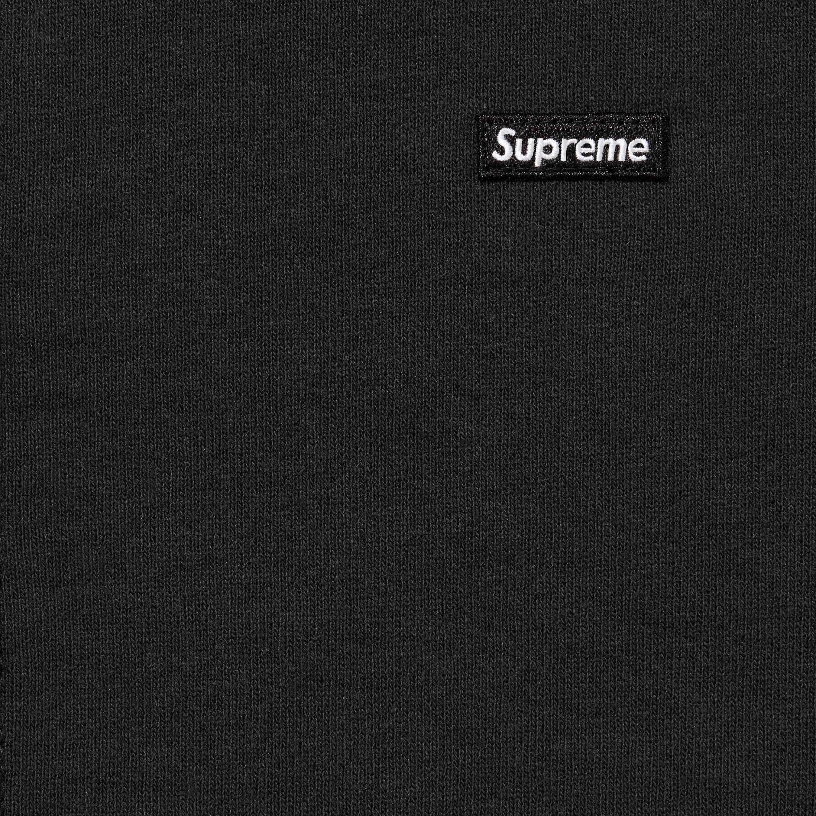 Supreme Small Box Zip Up Hooded Sweatshirt (SS25) - Black - $168