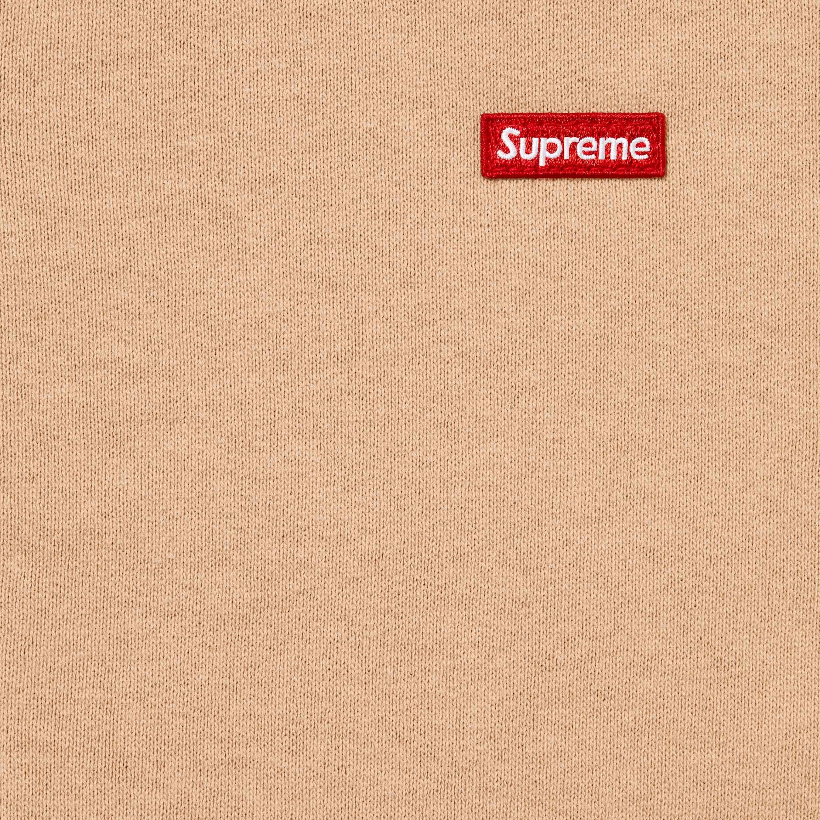 Supreme Small Box Zip Up Hooded Sweatshirt (SS25) - Khaki - $168