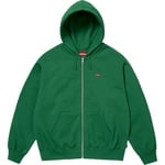 Supreme Small Box Zip Up Hooded Sweatshirt (SS25) - Pine