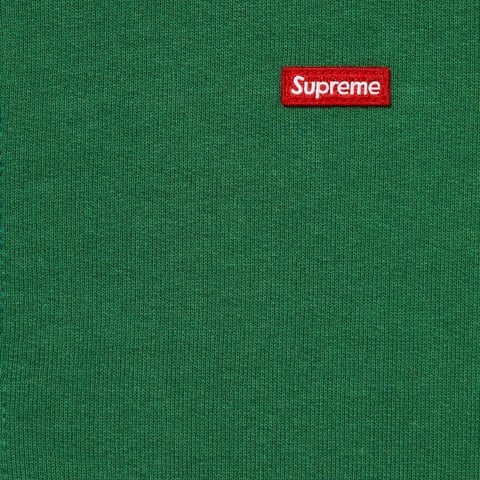 Supreme Small Box Zip Up Hooded Sweatshirt - Pine