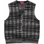 Supreme Speckled Zip Up Sweater Vest (SS25) - Black