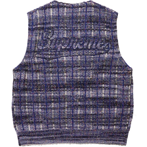 Speckled Zip Up Sweater Vest - spring/summer 2025 - Supreme