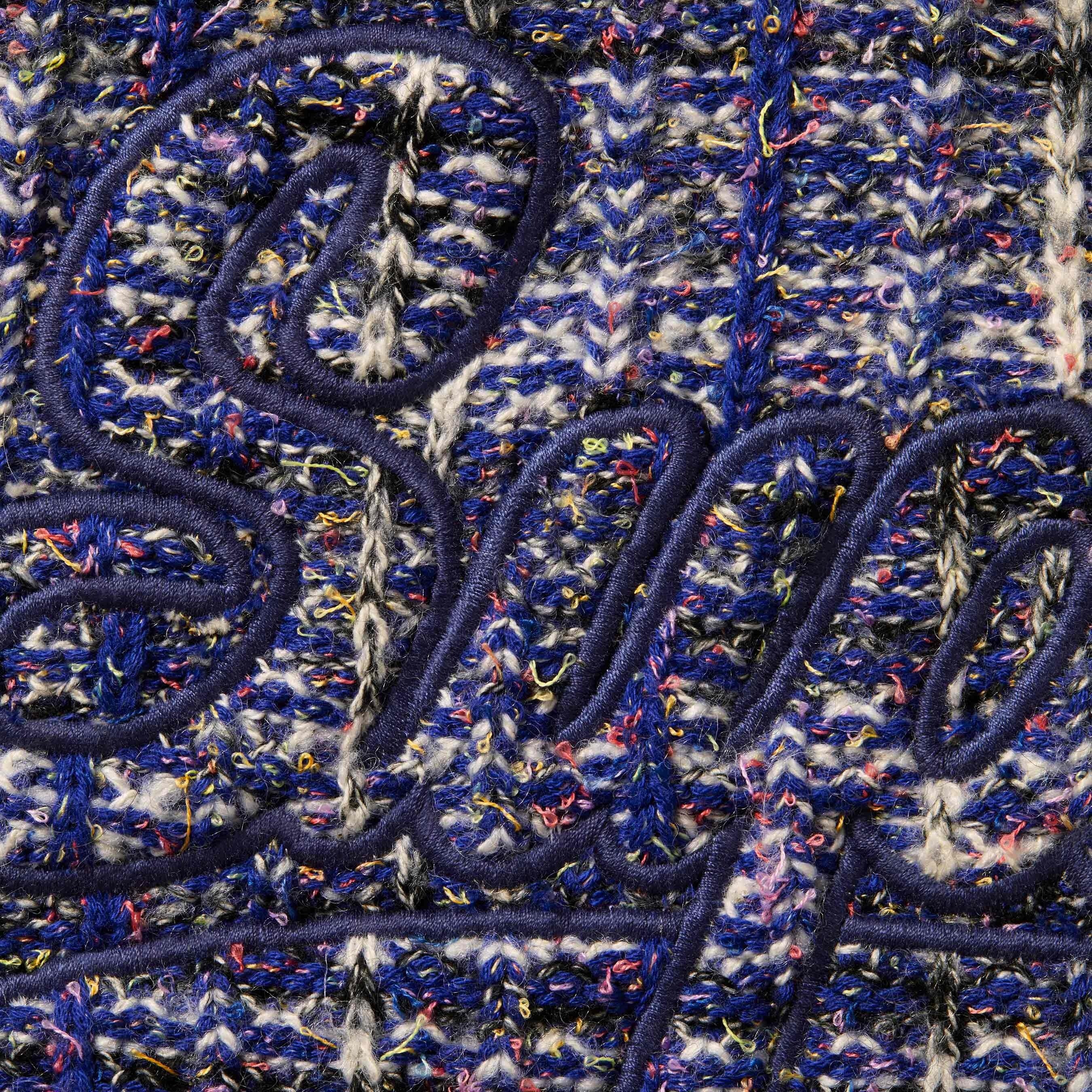 Supreme Speckled Zip Up Sweater Vest (SS25) - Blue - $168