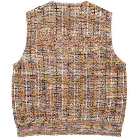 Speckled Zip Up Sweater Vest - spring/summer 2025 - Supreme