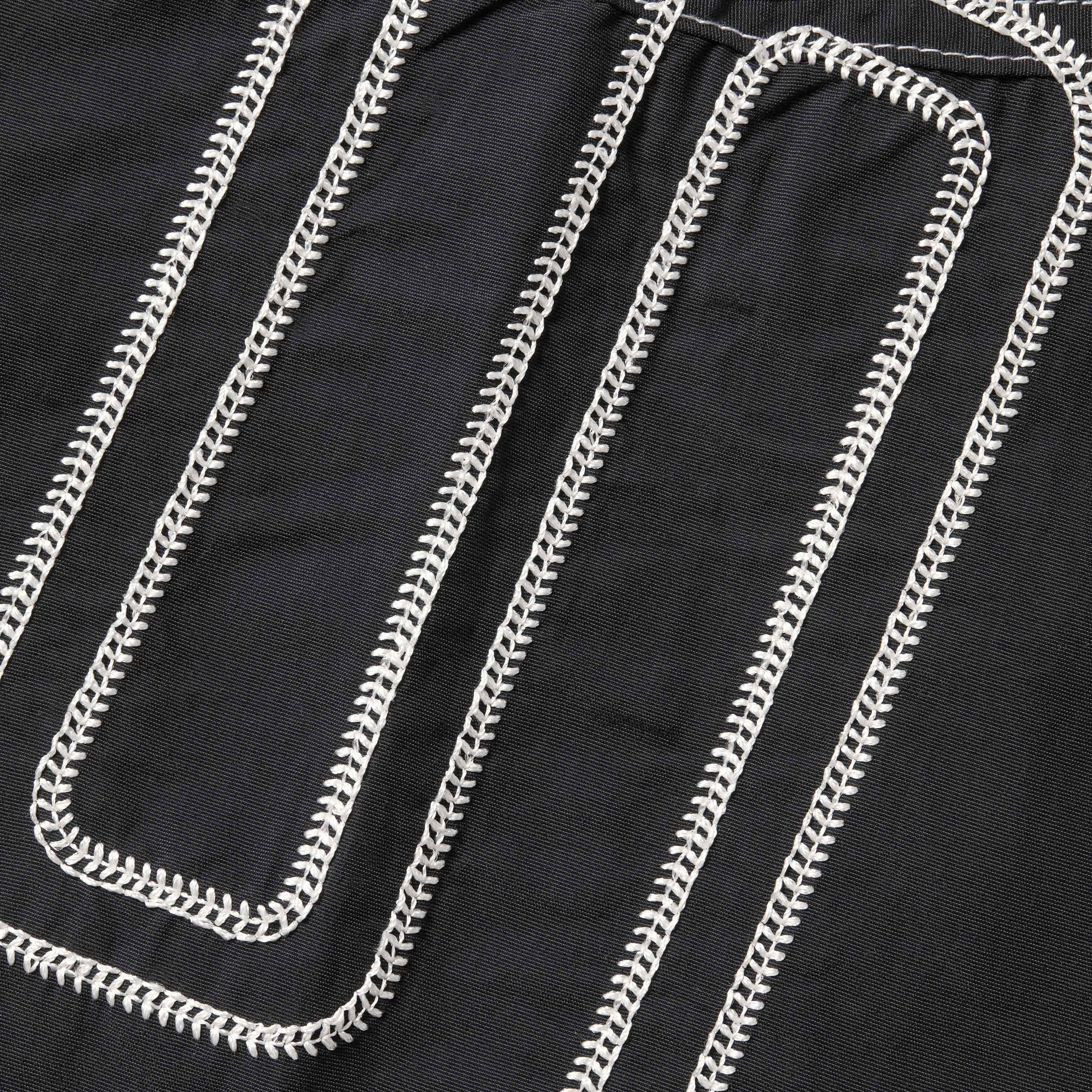 Supreme Spellout Embroidered Track Jacket (SS25) - Black - $178