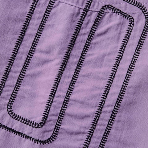 Supreme Spellout Embroidered Track Jacket - Dusty Purple