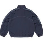 Supreme Spellout Embroidered Track Jacket (SS25) - Navy