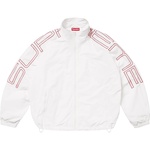 Supreme Spellout Embroidered Track Jacket (SS25) - White